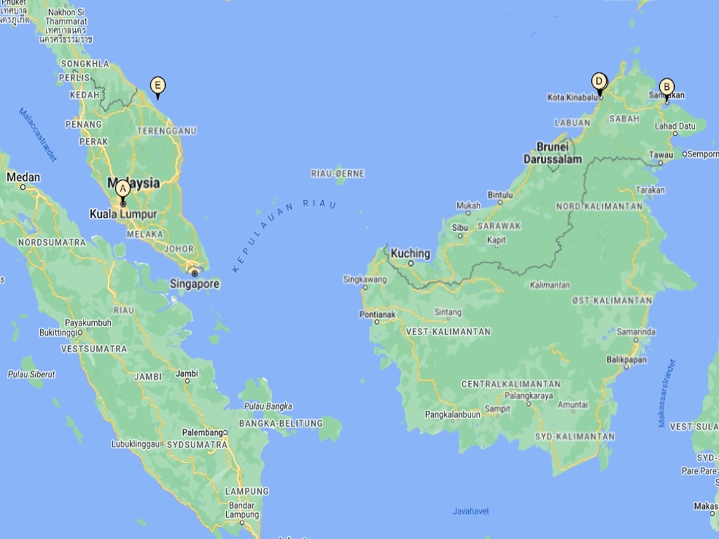 Kuala Lumpur, Wildlife Safari, Kota Kinabalu, Gaya Island & Perhentian Islands